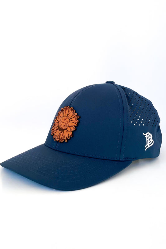 Classic Leather Series Hat - Navy